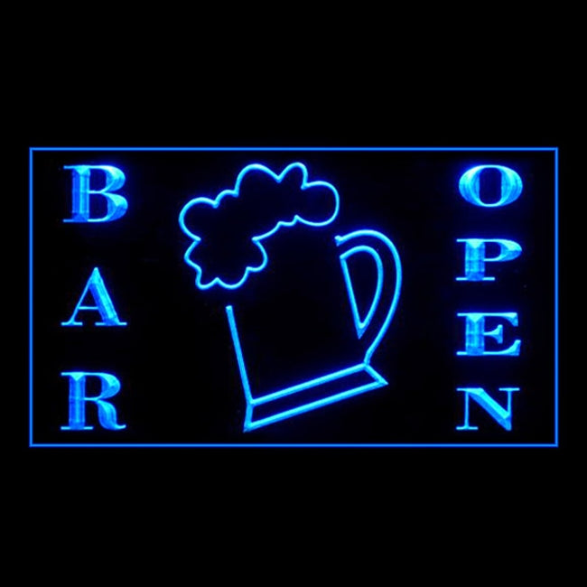 170204 Bar Pub Club Home Decor Open Display illuminated Night Light Neon Sign 16 Color By Remote