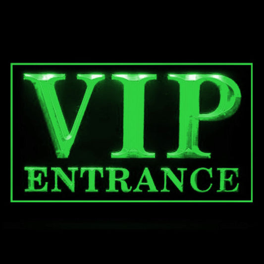 170238 VIP Entrance Bar Beer Pub Home Decor Open Display illuminated Night Light Neon Sign 16 Color By Remote