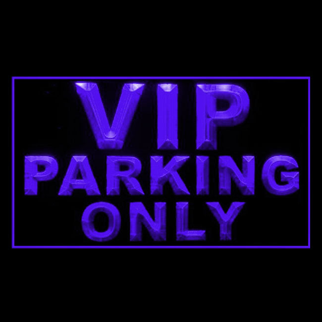 170240 VIP Parking Only Bar Beer Home Decor Open Display illuminated Night Light Neon Sign 16 Color By Remote
