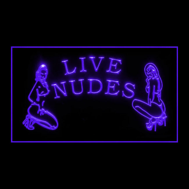180003 Live Nude Girl Dancing Club Adult Store Shop Home Decor Open Display illuminated Night Light Neon Sign 16 Color By Remote