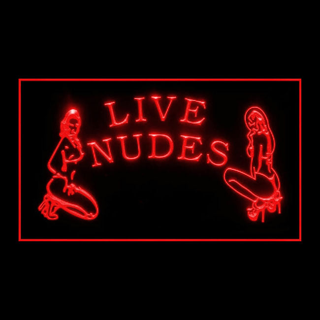 180003 Live Nude Girl Dancing Club Adult Store Shop Home Decor Open Display illuminated Night Light Neon Sign 16 Color By Remote