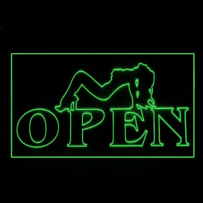 180005 Live Nude Girl Dancing Club Adult Store Shop Home Decor Open Display illuminated Night Light Neon Sign 16 Color By Remote