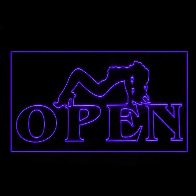 180005 Live Nude Girl Dancing Club Adult Store Shop Home Decor Open Display illuminated Night Light Neon Sign 16 Color By Remote