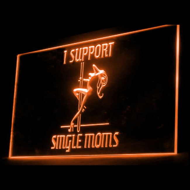 180010 Exotic Dancer Support Moms Pole Sexual Home Decor Open Display illuminated Night Light Neon Sign 16 Color By Remote