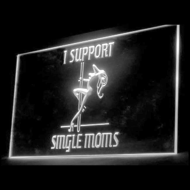 180010 Exotic Dancer Support Moms Pole Sexual Home Decor Open Display illuminated Night Light Neon Sign 16 Color By Remote