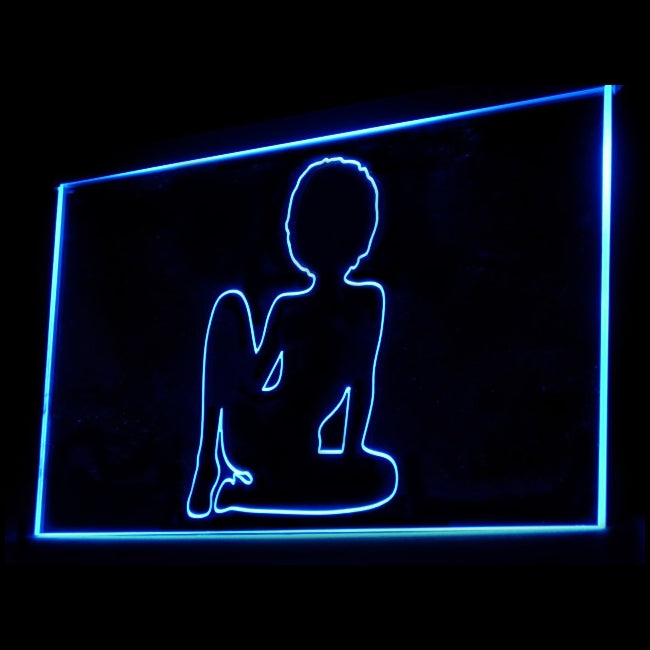 180012 Sexy Nude Girl Adult Store Shop Home Decor Open Display illuminated Night Light Neon Sign 16 Color By Remote