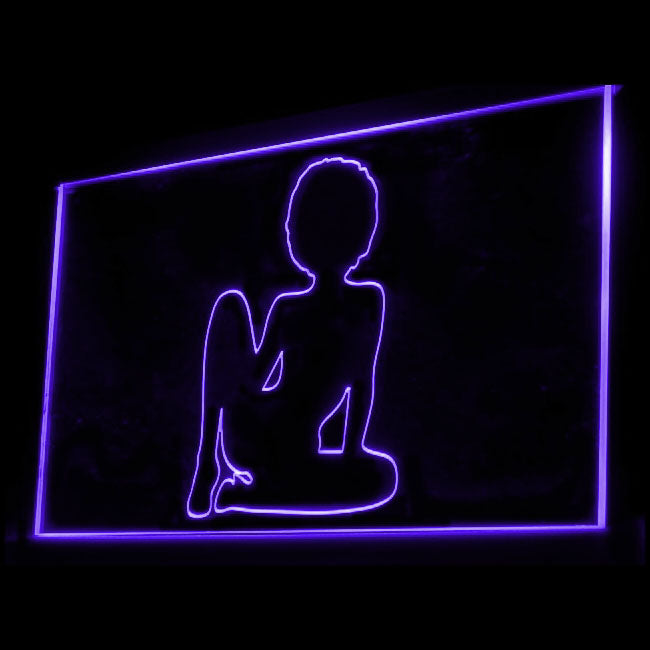 180012 Sexy Nude Girl Adult Store Shop Home Decor Open Display illuminated Night Light Neon Sign 16 Color By Remote