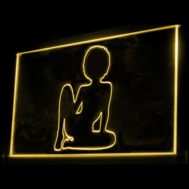 180012 Sexy Nude Girl Adult Store Shop Home Decor Open Display illuminated Night Light Neon Sign 16 Color By Remote