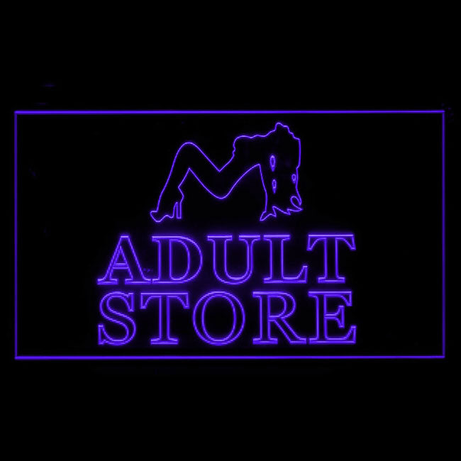 180017 Adult Store Sexy Toys XXX DVD Shop Home Decor Open Display illuminated Night Light Neon Sign 16 Color By Remote