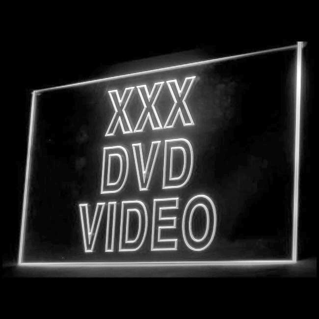 180021 XXX DVD Video Adult Store Shop Home Decor Open Display illuminated Night Light Neon Sign 16 Color By Remote