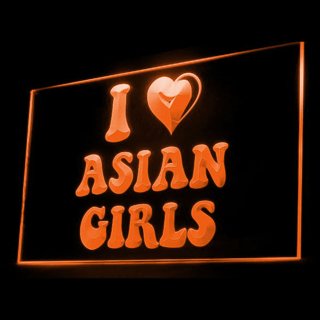 180022 Love Asian Girls Adult Store Shop Home Decor Open Display illuminated Night Light Neon Sign 16 Color By Remote