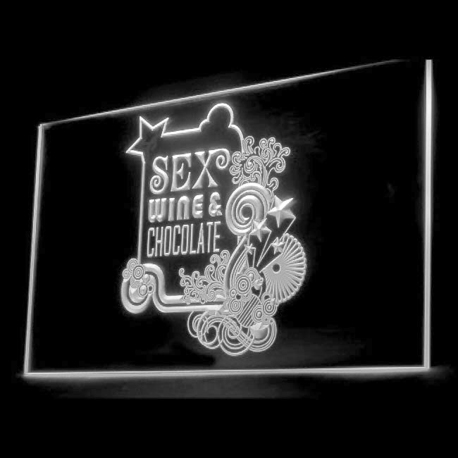 180034 Sex Wine Chocolate Adult Store Shop Home Decor Open Display illuminated Night Light Neon Sign 16 Color By Remote