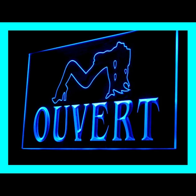 180036 French Open Ouvert Sexy Dancing Club Adult Shop Home Decor Open Display illuminated Night Light Neon Sign 16 Color By Remote