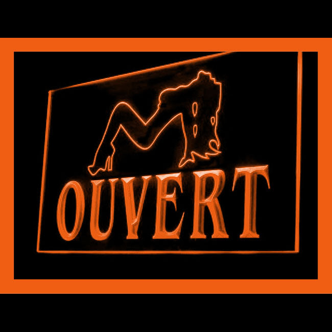 180036 French Open Ouvert Sexy Dancing Club Adult Shop Home Decor Open Display illuminated Night Light Neon Sign 16 Color By Remote