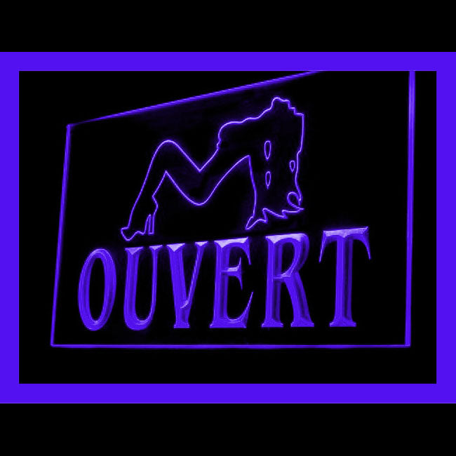 180036 French Open Ouvert Sexy Dancing Club Adult Shop Home Decor Open Display illuminated Night Light Neon Sign 16 Color By Remote
