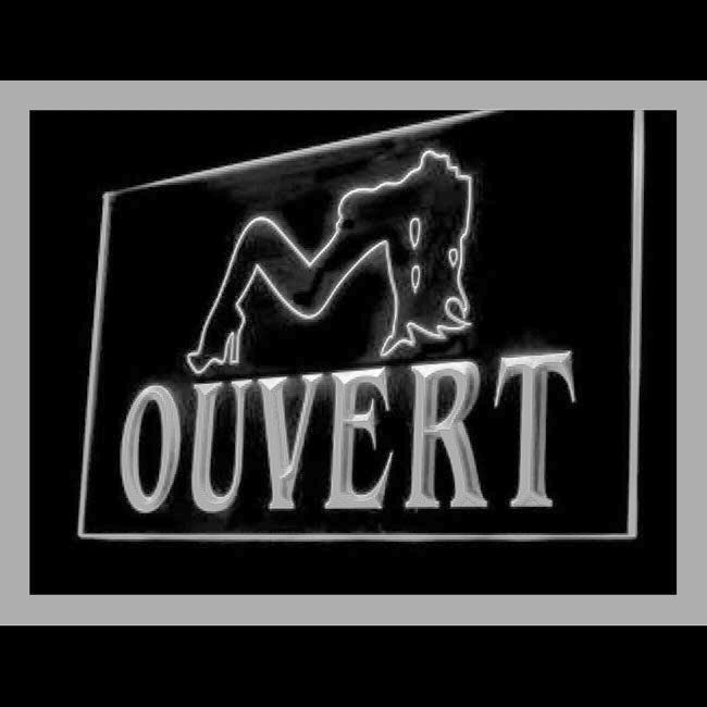 180036 French Open Ouvert Sexy Dancing Club Adult Shop Home Decor Open Display illuminated Night Light Neon Sign 16 Color By Remote