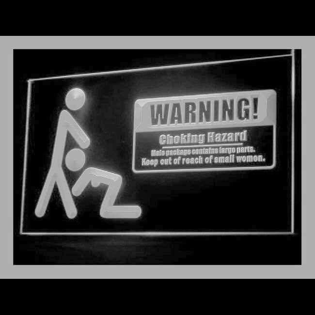 180042 Warning Choking Adult Store Shop Home Decor Open Display illuminated Night Light Neon Sign 16 Color By Remote