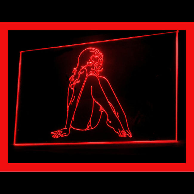 180046 Sexy Nude Girl Adult Store Shop Home Decor Open Display illuminated Night Light Neon Sign 16 Color By Remote