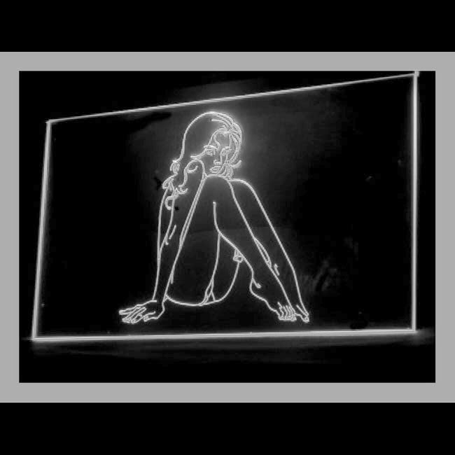 180046 Sexy Nude Girl Adult Store Shop Home Decor Open Display illuminated Night Light Neon Sign 16 Color By Remote