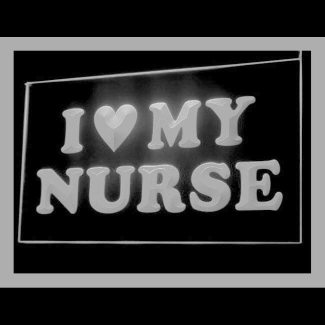 180051 I love My Nurse Adult Store Shop Home Decor Open Display illuminated Night Light Neon Sign 16 Color By Remote