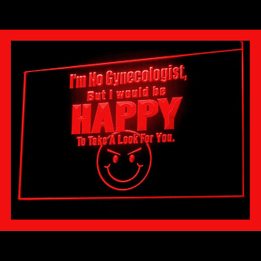 180055 I Am No Gynecologist Adult Store Shop Home Decor Open Display illuminated Night Light Neon Sign 16 Color By Remote