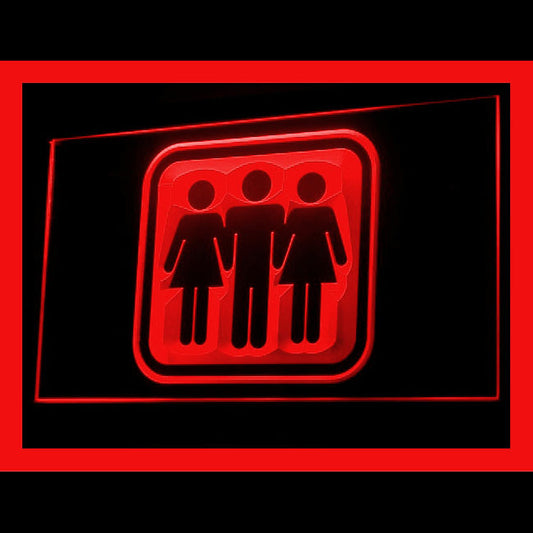 180061 Threesome Funny Adult Store Shop Home Decor Open Display illuminated Night Light Neon Sign 16 Color By Remote