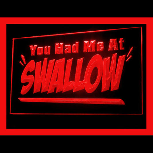 180063 You had me at Swallow Adult Store Shop Home Decor Open Display illuminated Night Light Neon Sign 16 Color By Remote