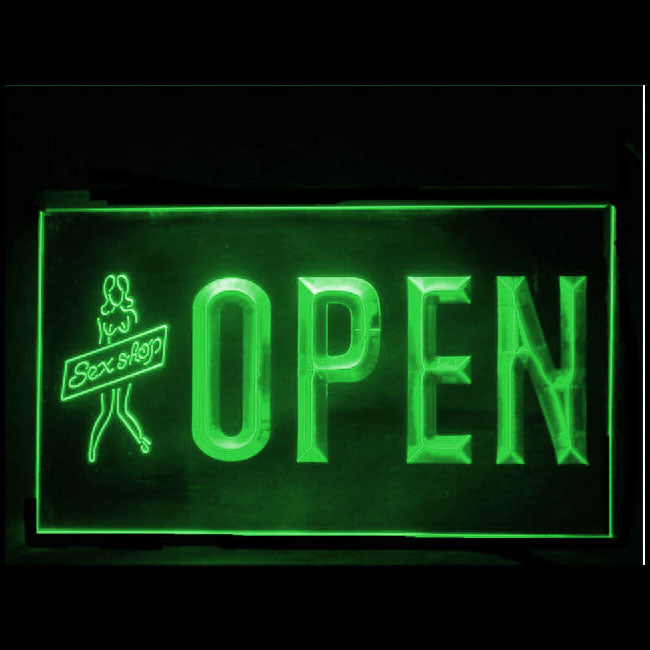 180075 Open Sexy Girls Adult Store Toys Shop Home Decor Open Display illuminated Night Light Neon Sign 16 Color By Remote