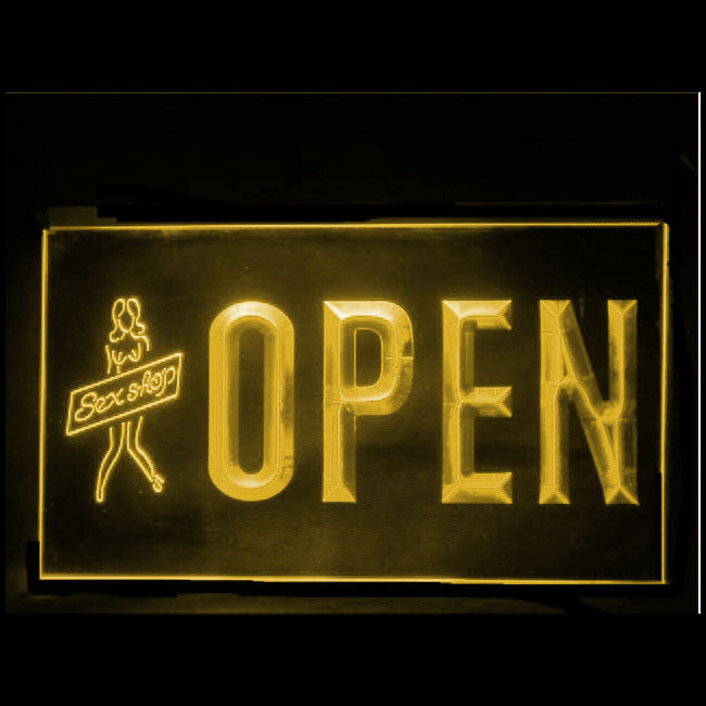 180075 Open Sexy Girls Adult Store Toys Shop Home Decor Open Display illuminated Night Light Neon Sign 16 Color By Remote