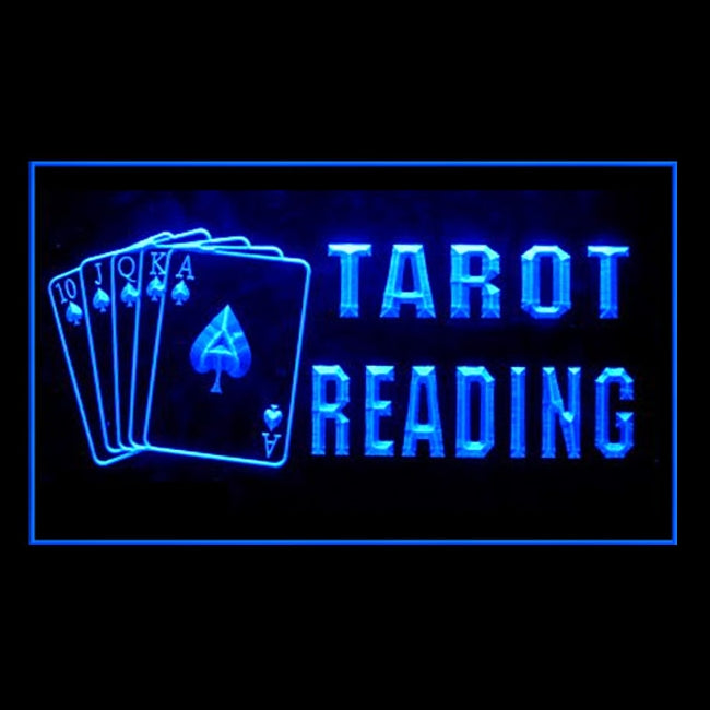 180088 Tarot Reading Psychic Home Decor Shop Home Decor Open Display illuminated Night Light Neon Sign 16 Color By Remote