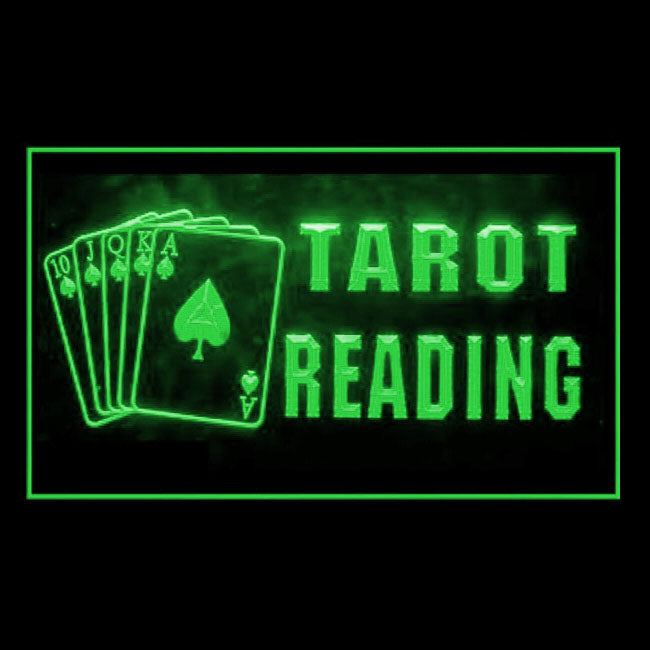 180088 Tarot Reading Psychic Home Decor Shop Home Decor Open Display illuminated Night Light Neon Sign 16 Color By Remote