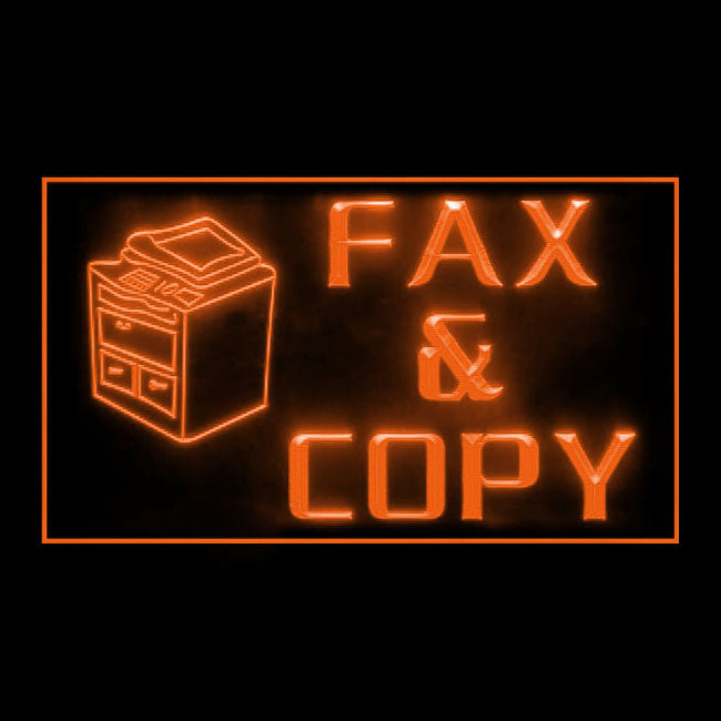 190009 Fax Copy Store Shop Center Home Decor Open Display illuminated Night Light Neon Sign 16 Color By Remote
