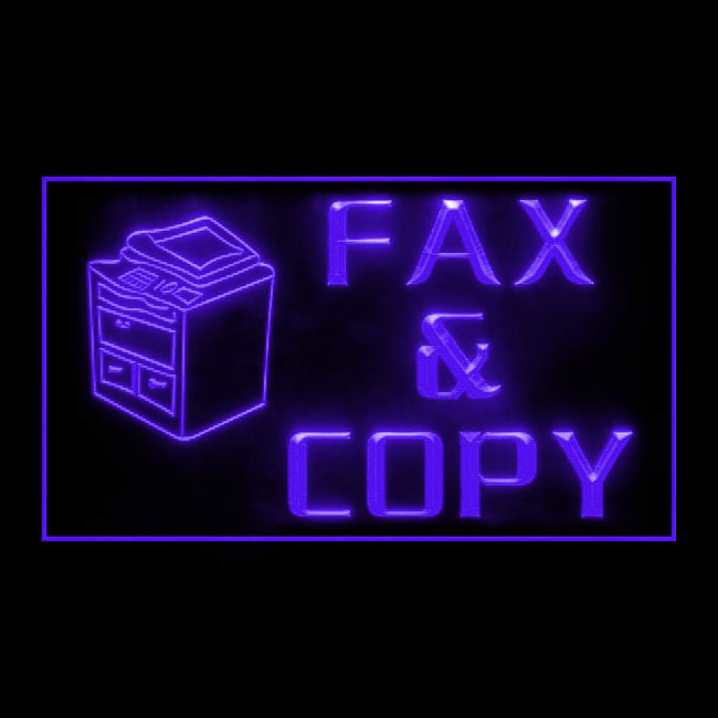 190009 Fax Copy Store Shop Center Home Decor Open Display illuminated Night Light Neon Sign 16 Color By Remote