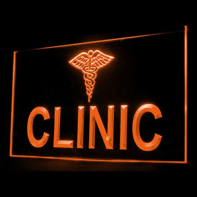 190029 Clinic Health Care Home Decor Open Display illuminated Night Light Neon Sign 16 Color By Remote