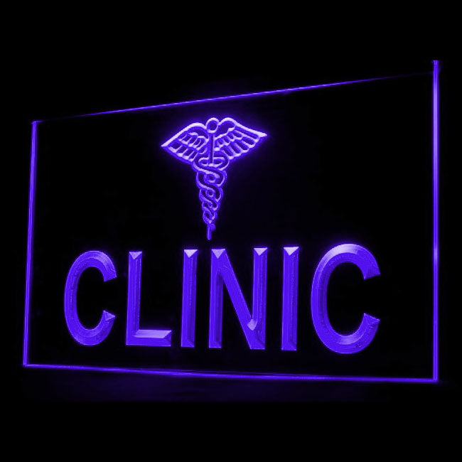 190029 Clinic Health Care Home Decor Open Display illuminated Night Light Neon Sign 16 Color By Remote