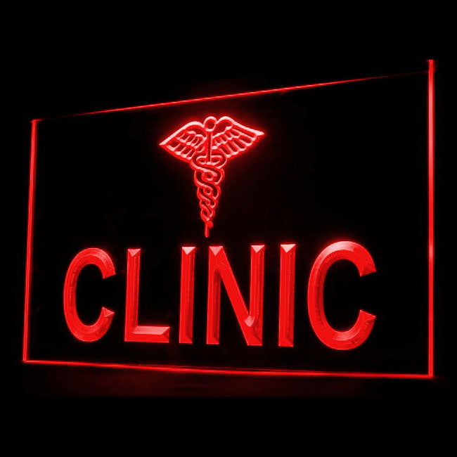 190029 Clinic Health Care Home Decor Open Display illuminated Night Light Neon Sign 16 Color By Remote