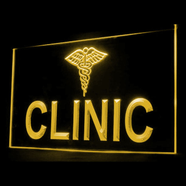 190029 Clinic Health Care Home Decor Open Display illuminated Night Light Neon Sign 16 Color By Remote