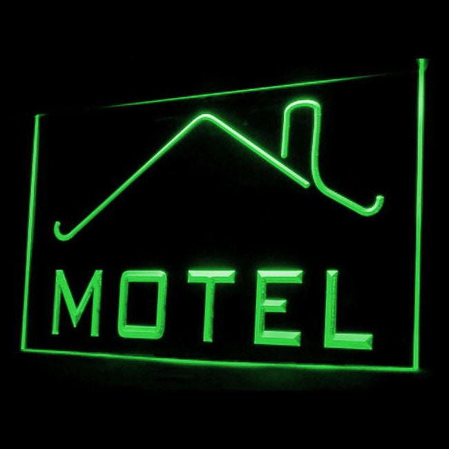 190031 MOTEL Home Decor Open Display illuminated Night Light Neon Sign 16 Color By Remote