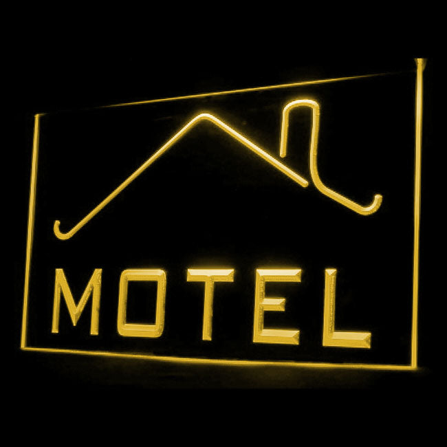 190031 MOTEL Home Decor Open Display illuminated Night Light Neon Sign 16 Color By Remote