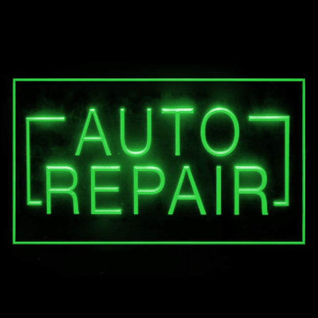 190049 Auto Repair Vehicle Shop Home Decor Open Display illuminated Night Light Neon Sign 16 Color By Remotes