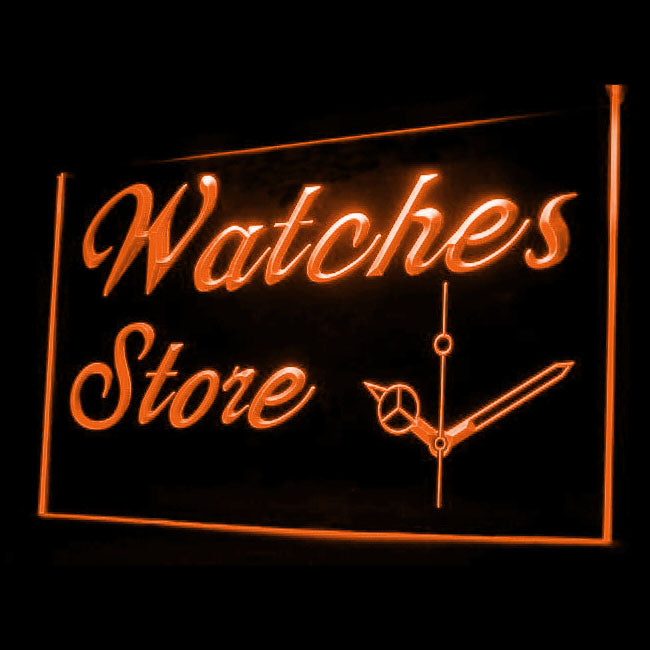 190079 Watch Store Shop Home Decor Open Display illuminated Night Light Neon Sign 16 Color By Remote