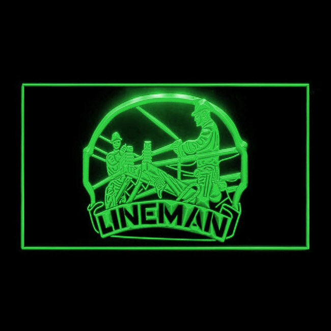 190094 Lineman Service Tools Shop Home Decor Open Display illuminated Night Light Neon Sign 16 Color By Remote