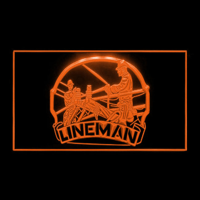 190094 Lineman Service Tools Shop Home Decor Open Display illuminated Night Light Neon Sign 16 Color By Remote