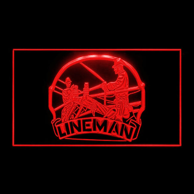 190094 Lineman Service Tools Shop Home Decor Open Display illuminated Night Light Neon Sign 16 Color By Remote