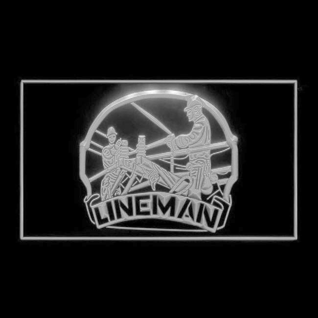 190094 Lineman Service Tools Shop Home Decor Open Display illuminated Night Light Neon Sign 16 Color By Remote