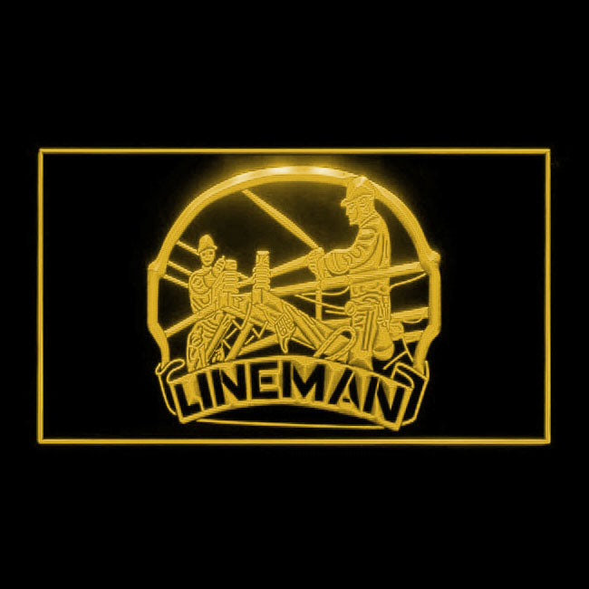 190094 Lineman Service Tools Shop Home Decor Open Display illuminated Night Light Neon Sign 16 Color By Remote