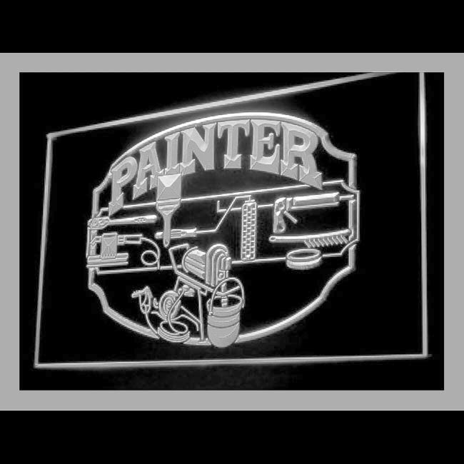 190103 Painter Service Tools Shop Home Decor Open Display illuminated Night Light Neon Sign 16 Color By Remote