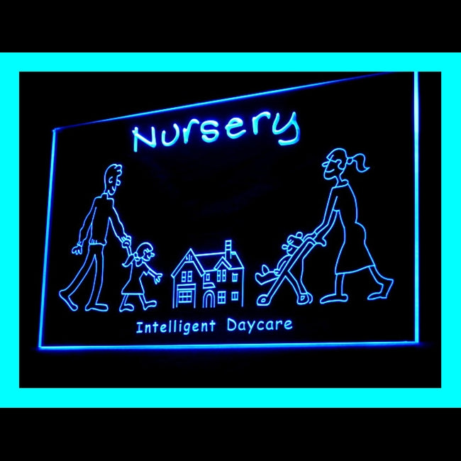 190116 Nursery Intelligent Day Care Home Decor Open Display illuminated Night Light Neon Sign 16 Color By Remote