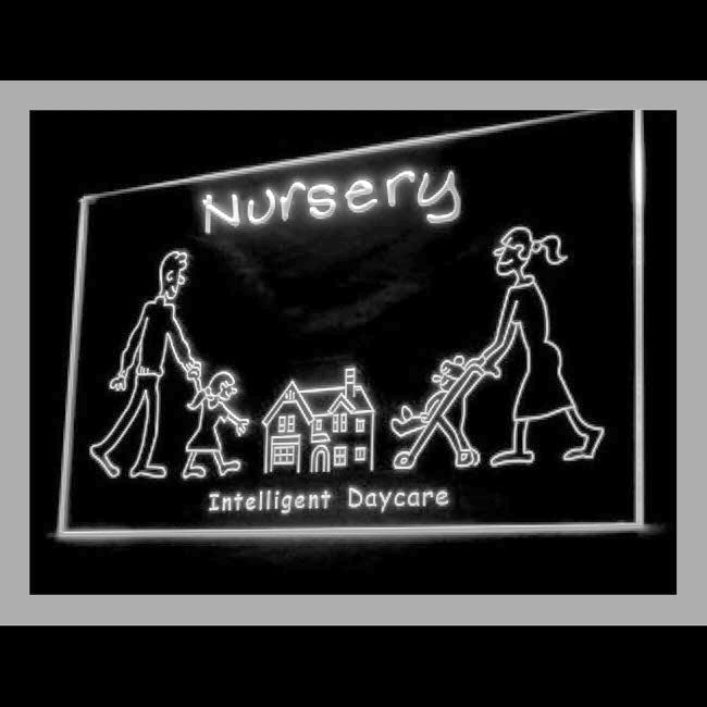 190116 Nursery Intelligent Day Care Home Decor Open Display illuminated Night Light Neon Sign 16 Color By Remote