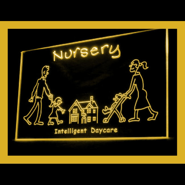 190116 Nursery Intelligent Day Care Home Decor Open Display illuminated Night Light Neon Sign 16 Color By Remote
